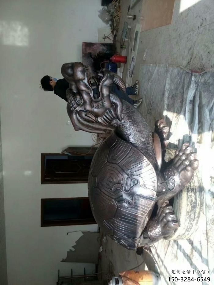 提供烏龜?shù)袼埽瘾F動物擺件，鑄銅工藝制作