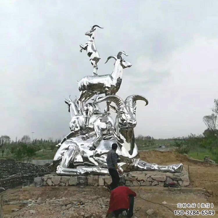 不銹鋼山羊雕塑制作加工廠家,仿真動(dòng)物,戶外公園擺件 不銹鋼山羊雕塑制作加工廠家,仿真動(dòng)物,戶外公園擺件