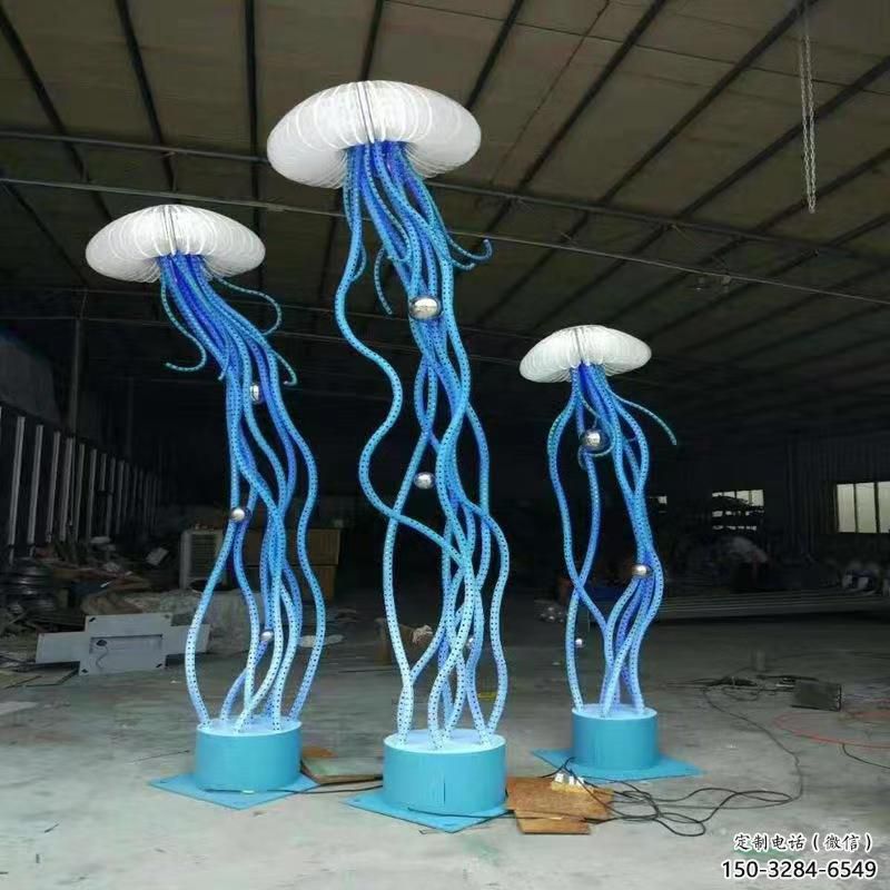 商業(yè)街水母雕塑 售樓處雕塑 海洋生物擺件 商業(yè)街水母雕塑 售樓處雕塑 海洋生物擺件