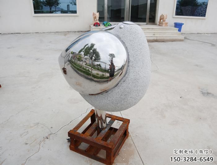售樓部鳥類雕塑，景觀題材，抽象工藝