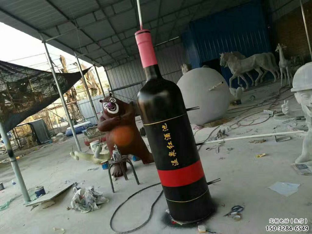大型瓶子雕塑 歐式步行街?jǐn)[件 彩繪雕塑 大型瓶子雕塑 歐式步行街?jǐn)[件 彩繪雕塑
