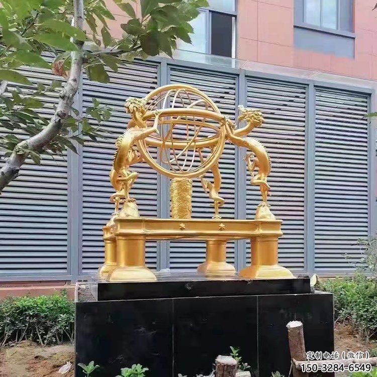 地動儀雕塑，仿古景觀雕塑，仿古擺件