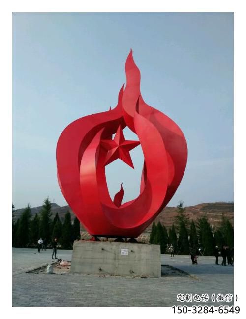 大型廣場不銹鋼雕塑，景觀不銹鋼雕塑