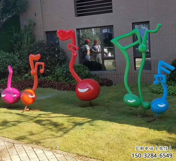 大型音符雕塑 歐式步行街?jǐn)[件 彩繪雕塑 大型音符雕塑 歐式步行街?jǐn)[件 彩繪雕塑