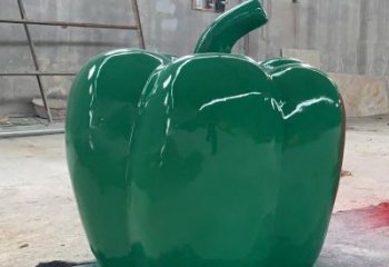 創意青椒雕塑 步行街店門口雕塑 蔬菜小品