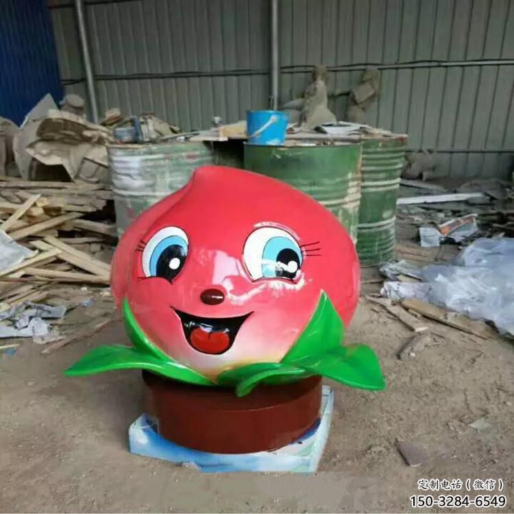 街道桃子雕塑 現(xiàn)代景觀水果雕塑 彩繪果蔬雕塑 街道桃子雕塑 現(xiàn)代景觀水果雕塑 彩繪果蔬雕塑