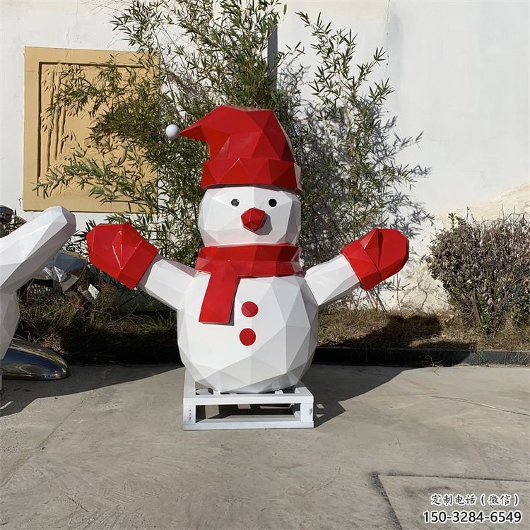 城市雪人雕塑 風景區彩繪雕塑 抽象擺件 城市雪人雕塑 風景區彩繪雕塑 抽象擺件