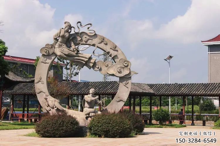 神話牛郎織女雕塑 酒店公園雕塑 風(fēng)景區(qū)擺件