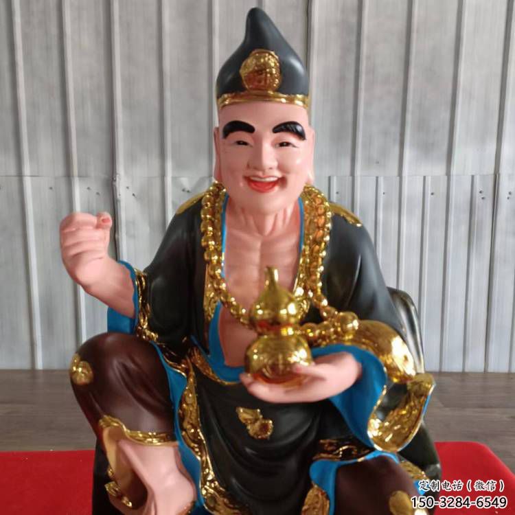 濟(jì)公雕塑 佛像擺件 彩繪神話雕塑 濟(jì)公雕塑 佛像擺件 彩繪神話雕塑