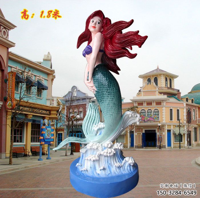 水景美人魚雕塑 風景區(qū)幾何雕塑 廣場小品