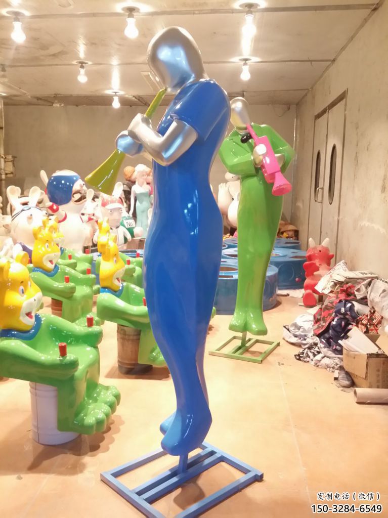 吹拉彈唱雕塑 彩繪剪紙樂(lè)隊(duì)雕塑 現(xiàn)代音樂(lè)人雕塑 吹拉彈唱雕塑 彩繪剪紙樂(lè)隊(duì)雕塑 現(xiàn)代音樂(lè)人雕塑