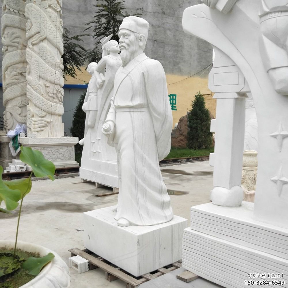 大型商場李時珍雕塑 仿真景觀人物雕塑 仿古名醫(yī)雕塑