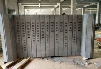 彩繪竹簡雕塑 標(biāo)識(shí)書本雕塑 街頭標(biāo)識(shí)雕塑