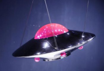 廣場(chǎng)飛碟雕塑 抽象飛船雕塑 烤漆宇宙雕塑