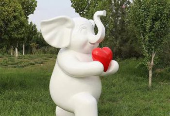 大象雕塑，街景小品，藝術玻璃鋼大象雕塑生產(chǎn)