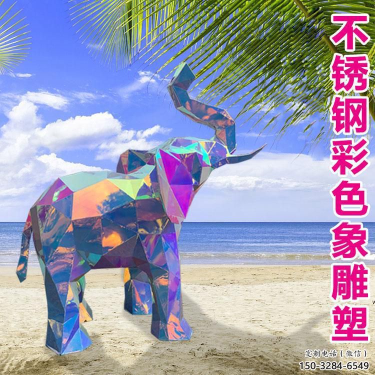 商場大象雕塑展品，景觀概念，景觀烤漆大象雕塑優選