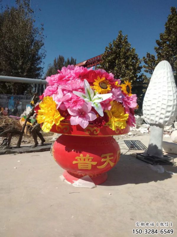 展示花籃雕塑定制，小區雕塑，建筑公園花籃雕塑提供