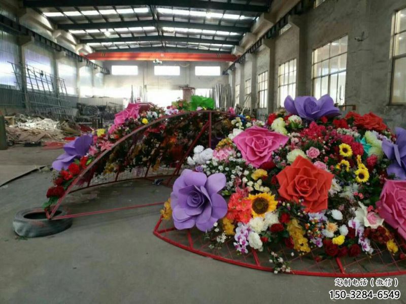 抽象花籃雕塑預定，校園雕塑，花園花卉花籃雕塑承接