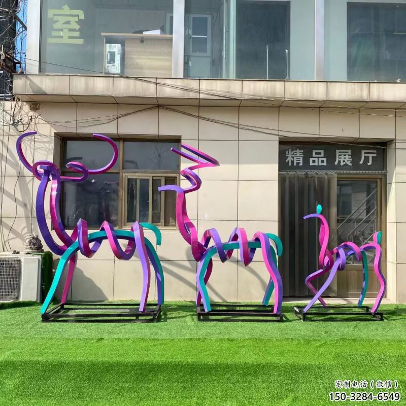 風(fēng)景區(qū)小鹿雕塑 風(fēng)景區(qū)小鹿雕塑