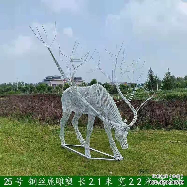 梅花鹿雕塑指用，景觀雕塑，園林燈光梅花鹿雕塑點(diǎn)擊