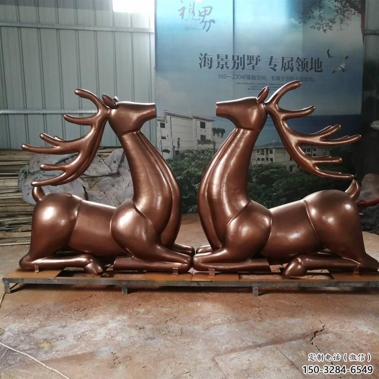 售樓部馴鹿雕塑,噴砂發(fā)光雕塑,彩繪題材 售樓部馴鹿雕塑,噴砂發(fā)光雕塑,彩繪題材