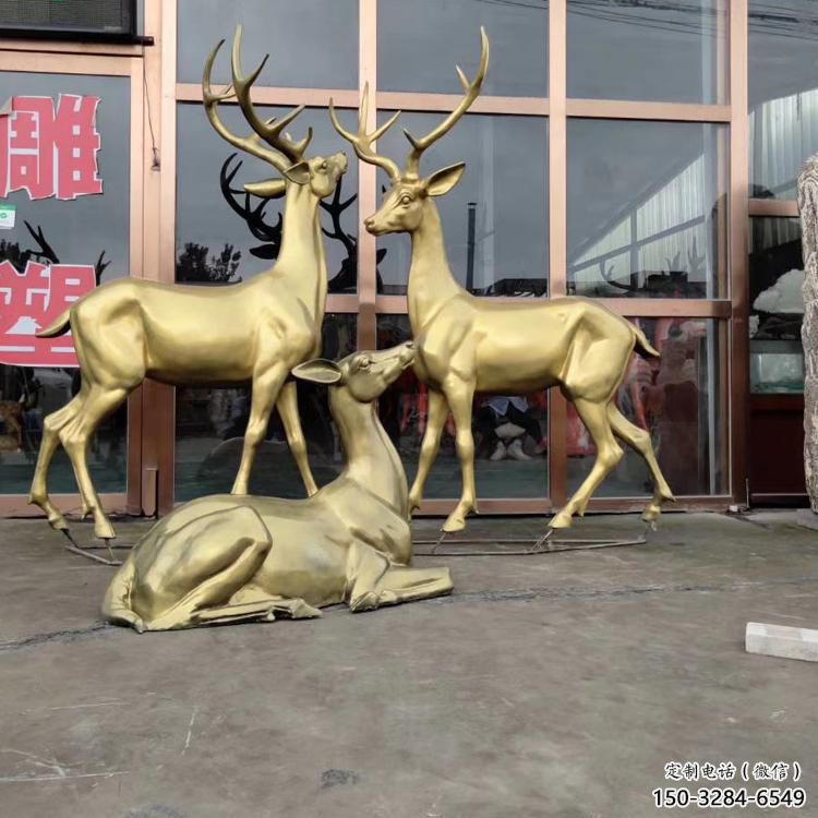 小區馴鹿雕塑,動物軟裝雕塑,抽象效果 小區馴鹿雕塑,動物軟裝雕塑,抽象效果