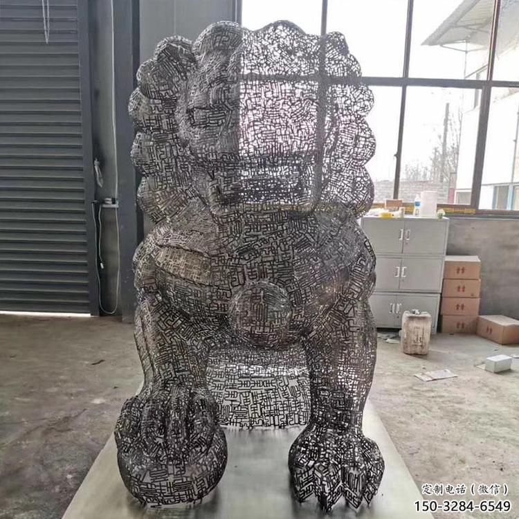 鏤空獅子雕塑預定,城區(qū)小品,不銹鋼獅子雕塑制造商 鏤空獅子雕塑預定,城區(qū)小品,不銹鋼獅子雕塑制造商
