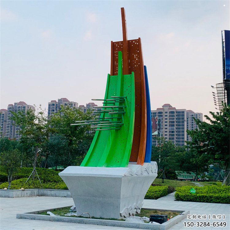 醫院帆船雕塑，仿古景觀雕塑，仿古擺件