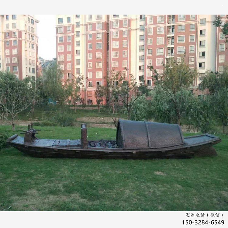 銅船雕塑生產商，城市雕塑，小船銅雕塑廠家常用