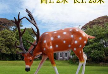 廣場(chǎng)小鹿雕塑