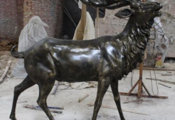 銅小鹿雕塑精選，鑄銅制作，小鹿銅雕塑標(biāo)準(zhǔn)