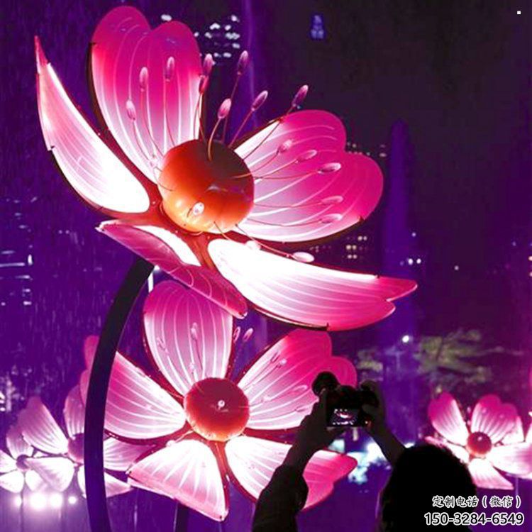 桃花雕塑供求，景區案例，仿真桃花雕塑廠家