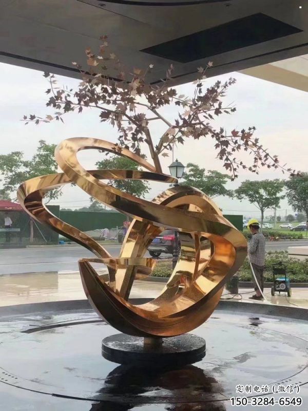 櫻花雕塑生產，街頭藝術，不銹鋼櫻花雕塑廠