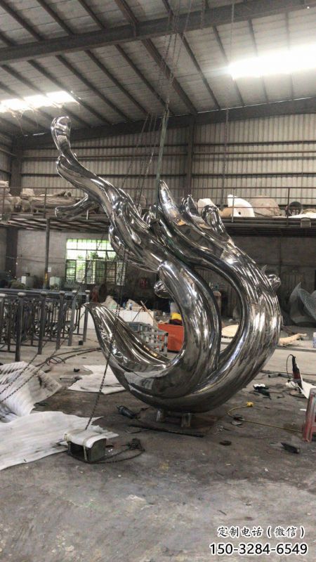 波浪雕塑供給，中式工藝，不銹鋼波浪雕塑精品