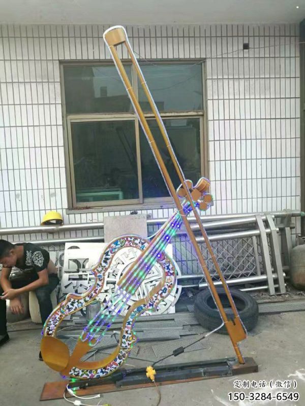 提琴雕塑供應,地標擺件,烤漆提琴雕塑制造 提琴雕塑供應,地標擺件,烤漆提琴雕塑制造