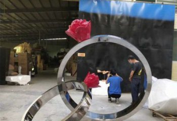 鉆戒雕塑通用，花園小品，廣場(chǎng)景觀鉆戒雕塑優(yōu)價(jià)