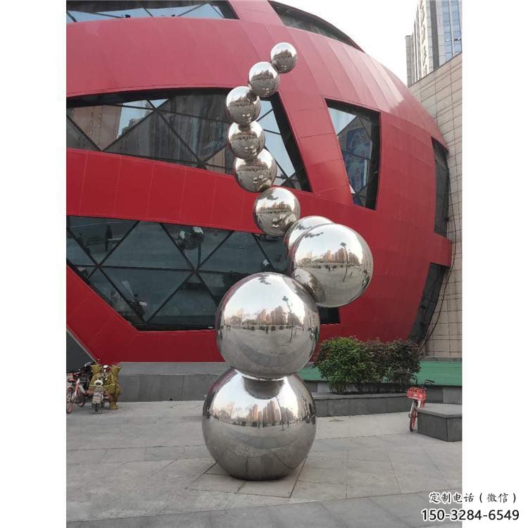 分子球雕塑生產(chǎn)商，地標(biāo)擺件，不銹鋼分子球雕塑生產(chǎn)