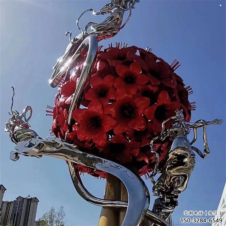 花球雕塑制作,鍛造工藝,不銹鋼花球雕塑選用 花球雕塑制作,鍛造工藝,不銹鋼花球雕塑選用
