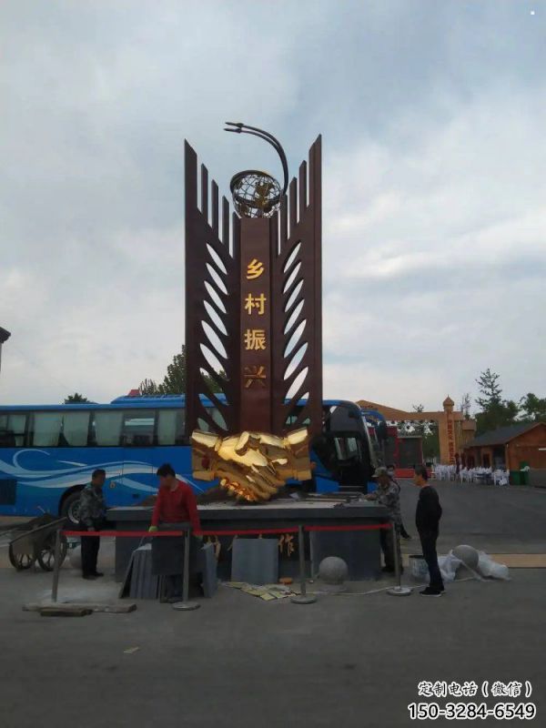 握手雕塑訂做，地標建筑，不銹鋼握手雕塑廠家提供