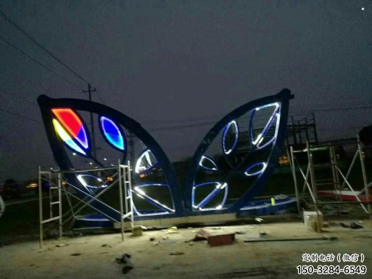 燈光樹葉雕塑廠家，中式工藝，燈光樹葉雕塑精選