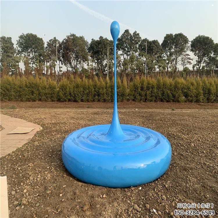 水滴雕塑工廠標準，多彩藝術，景觀烤漆水滴雕塑供應