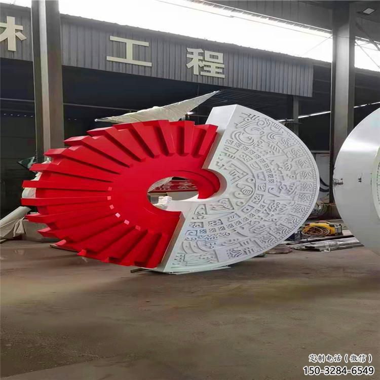 圓環雕塑制作選用，景區案例，美陳景觀制造商