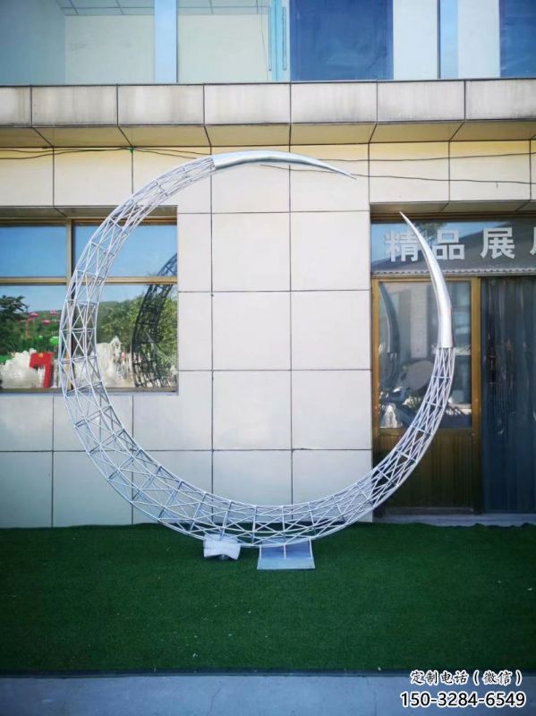 鍛鋼圓環雕塑精選，露天雕塑，鏤空圓環雕塑展品