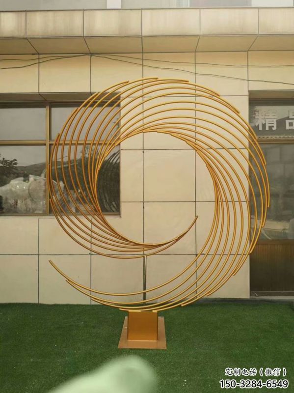 圓環(huán)雕塑供求，露天雕塑，鏤空圓環(huán)雕塑制作