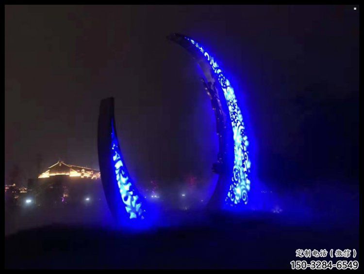 房地產(chǎn)月牙雕塑,仿古景觀雕塑,噴砂制造 房地產(chǎn)月牙雕塑,仿古景觀雕塑,噴砂制造