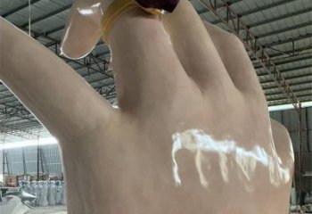 手指雕塑制作，市標雕塑，玻璃鋼手指雕塑廠家常用