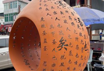 雕塑觀賞型，公園小品，景觀鏤空水滴雕塑常用