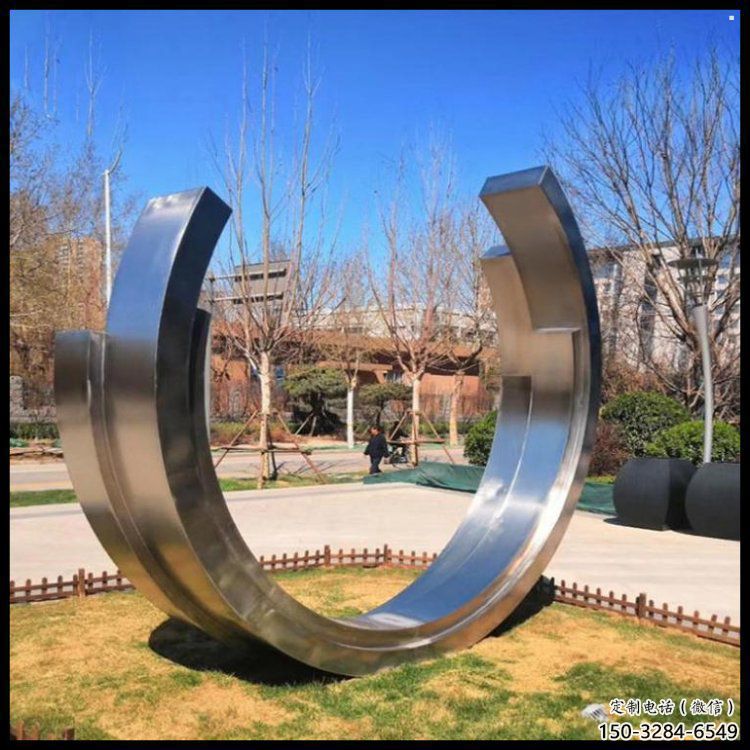 月亮船雕塑供需，標(biāo)識雕塑，不銹鋼月亮船雕塑制造商