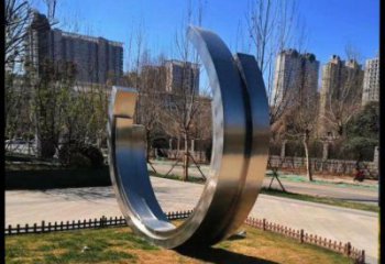 月亮船雕塑通用，街道標識，不銹鋼月亮船雕塑承接