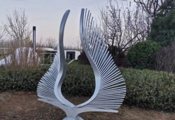 幼兒園翅膀雕塑，鐵藝文化雕塑，鑄造制作